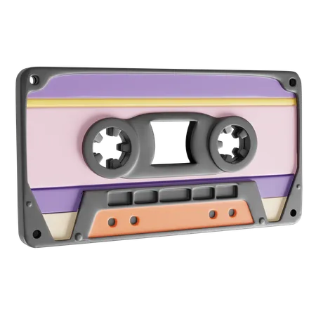 Audio Tape  3D Icon