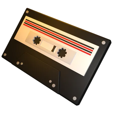 Audio Tape  3D Icon