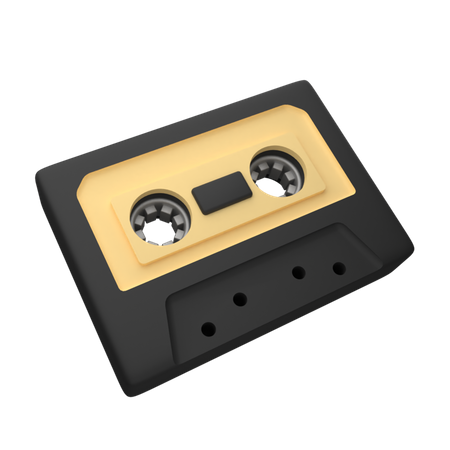 Audio Tape  3D Icon