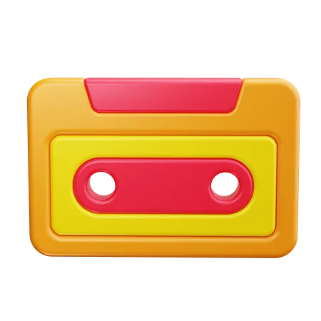 Audio Tape  3D Icon