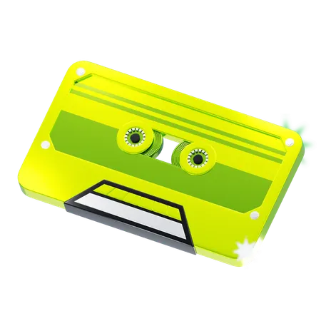 Audio Tape  3D Icon