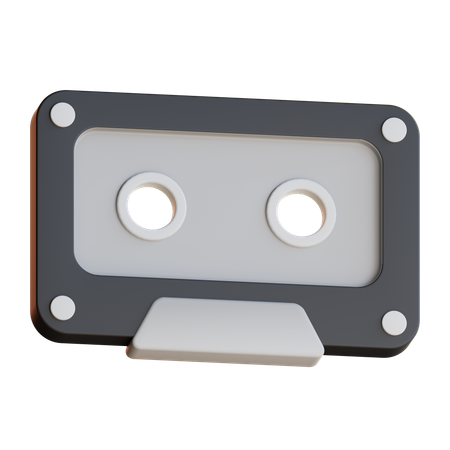 Audio Tape  3D Icon