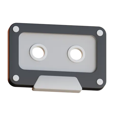 Audio Tape  3D Icon