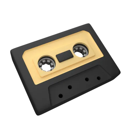 Audio Tape 3D Icon