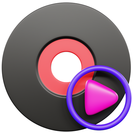 Audio Visual  3D Icon