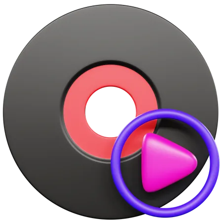 Audio Visual  3D Icon