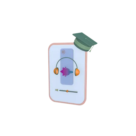 Audio-Vortrag  3D Icon