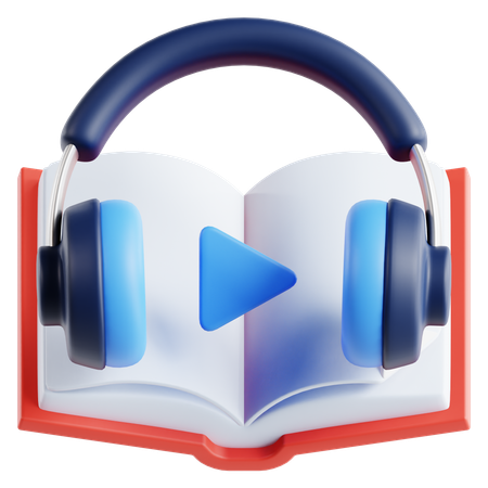 Audiobook  3D Icon