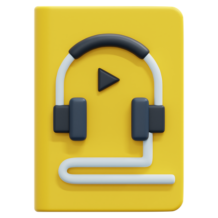 Audiobook 3D Icon