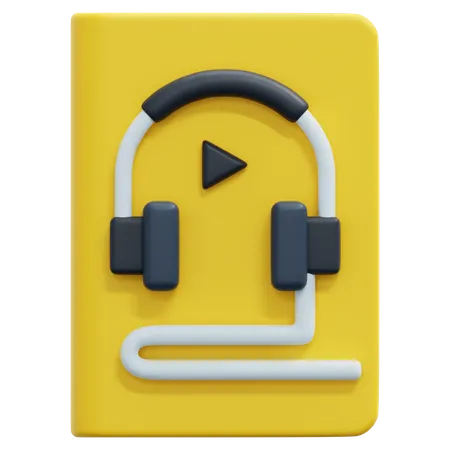 Audiobook 3D Icon