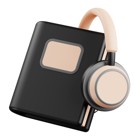 Audio libro  3D Icon