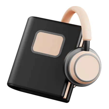 Audio libro  3D Icon