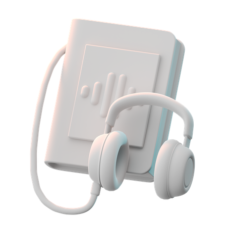 Audio libro  3D Icon