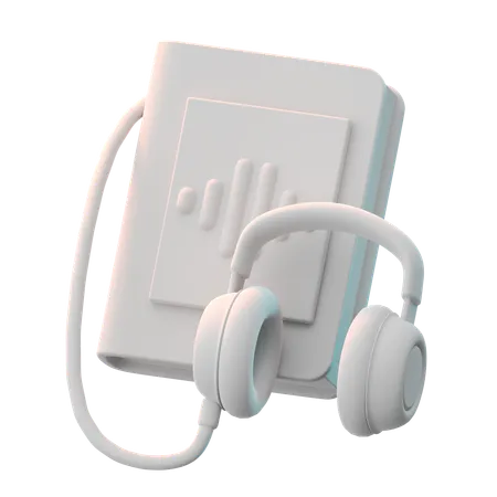 Audio libro  3D Icon