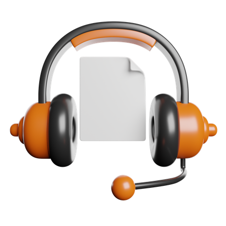 Audio libro  3D Icon