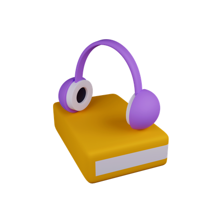 Audio libro  3D Icon