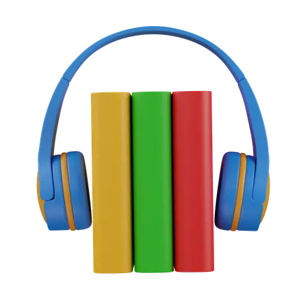 Audiolibro 2  3D Icon