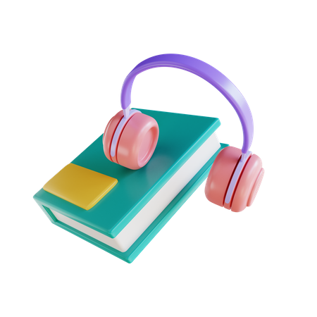 Audio libro  3D Icon