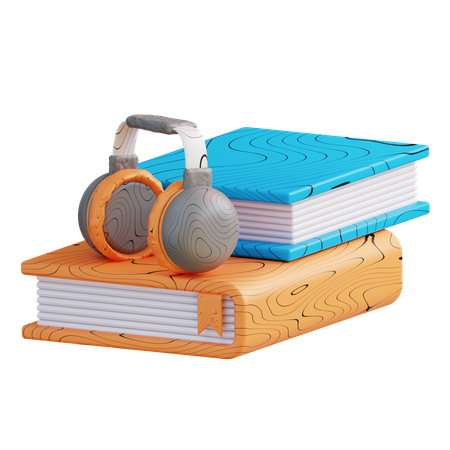 Audio libro  3D Icon