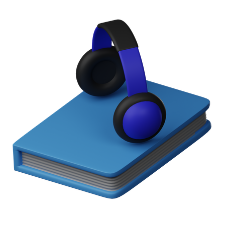 Audio libro  3D Icon