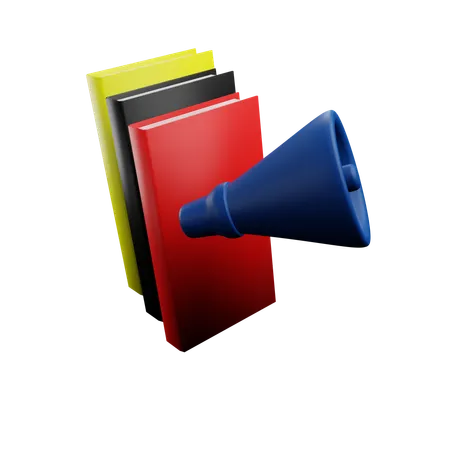 Audio libro  3D Icon