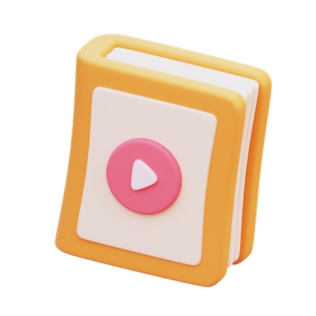 Audio libro  3D Icon