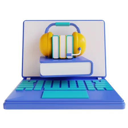 Audiolibro en línea  3D Icon