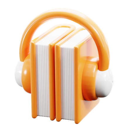 Audiolibros  3D Icon