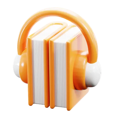 Audiolibros  3D Icon