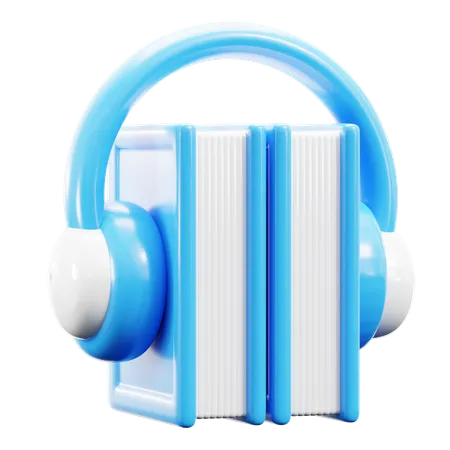 Audiolibros  3D Icon