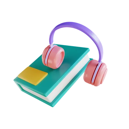 Livro De Audio De Ilustracao 3 D 3D Icon