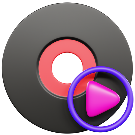 Audiovisuell  3D Icon