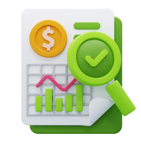 AUDIT  3D Icon