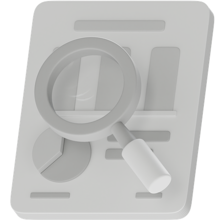 Audit  3D Icon