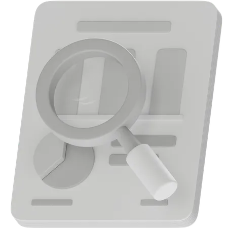 Audit  3D Icon