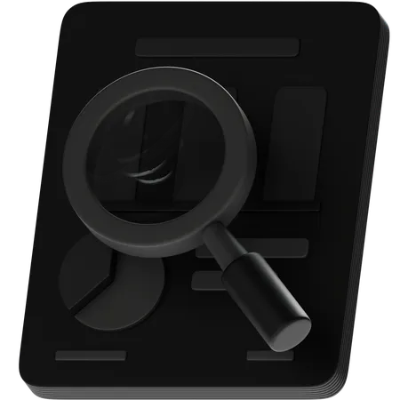 Audit  3D Icon