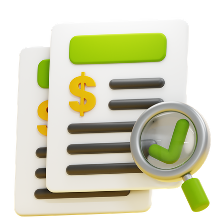 AUDIT  3D Icon