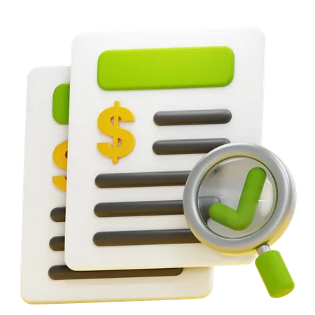 AUDIT  3D Icon