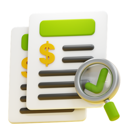 AUDIT  3D Icon
