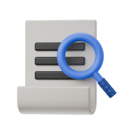 Audit Analysis  3D Icon