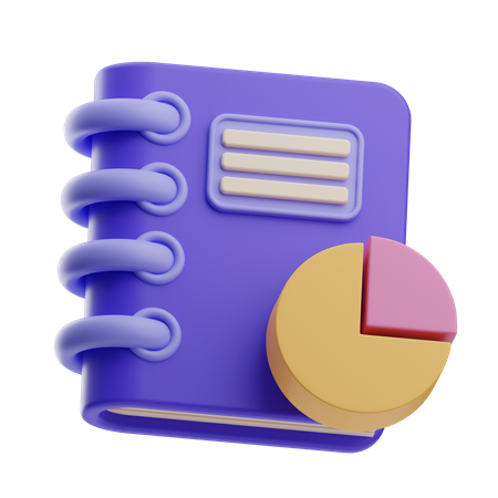 Audit Book  3D Icon