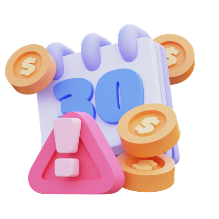 Audit Date  3D Icon