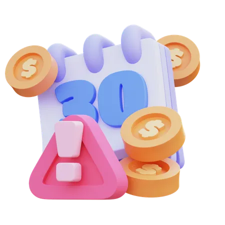 Audit Date  3D Icon