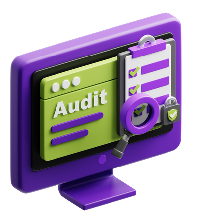 Audit de sécurité  3D Icon