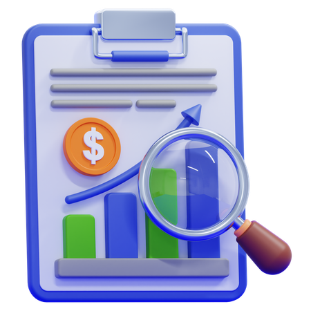 Audit Process  3D Icon