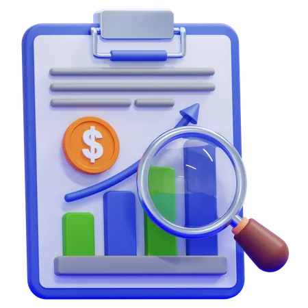 Audit Process  3D Icon