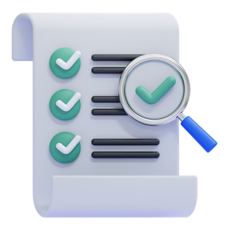 Audit Research  3D Icon