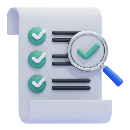 Audit Research  3D Icon
