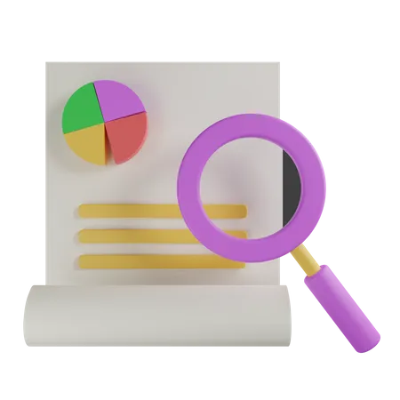 Audit Research  3D Icon