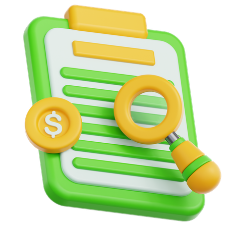 Auditoría  3D Icon